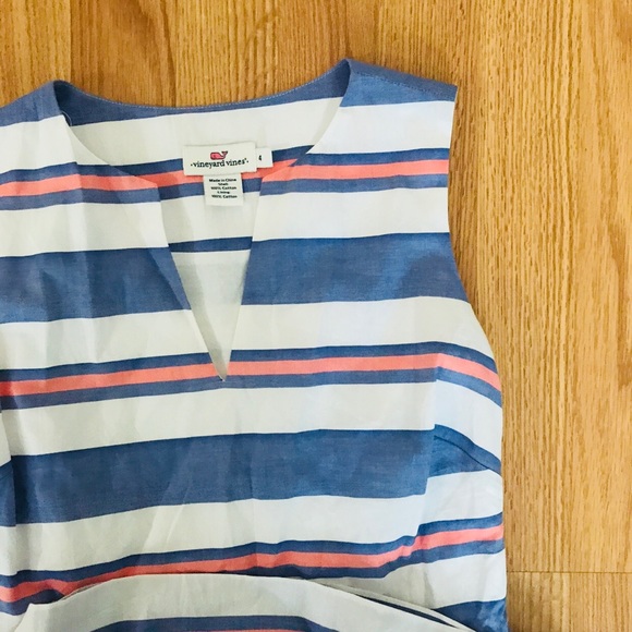 SOLD Vineyard Vines St. Jean Striped Dress - Picture 3 of 4